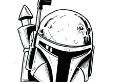 Ken Haeser Remarked Boba Sketch