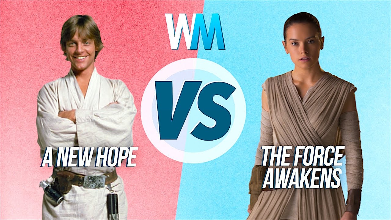 A New Hope Vs The Force Awakens 1