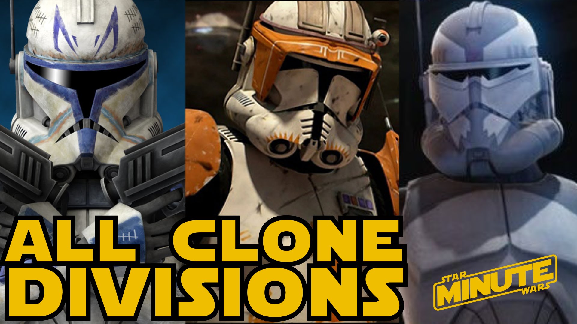 All Major Clone Divisions of the Clone Wars (Canon) - Star Wars Explained 1