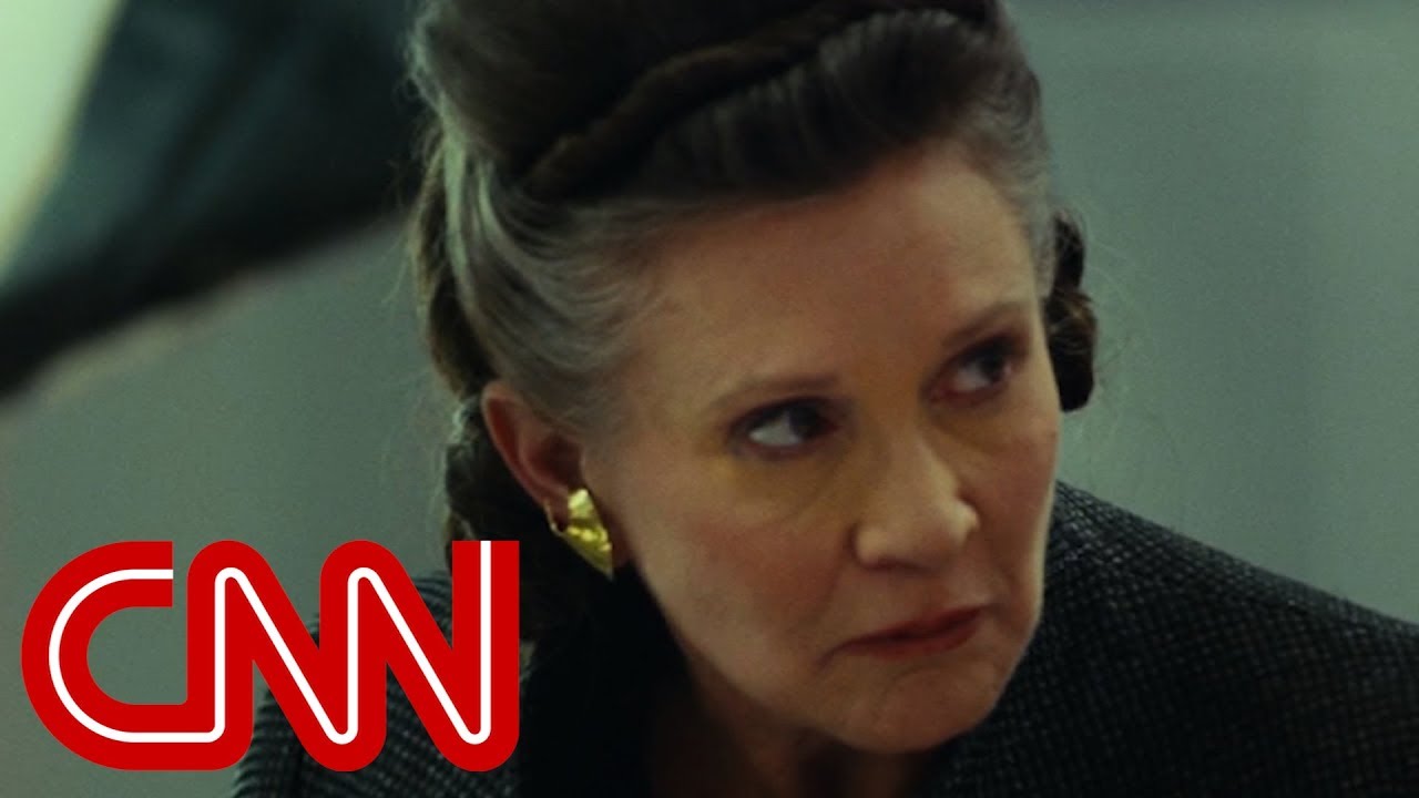 Despedida de Carrie Fisher en Star Wars The Last Jedi (Reportaje de CNN). 1