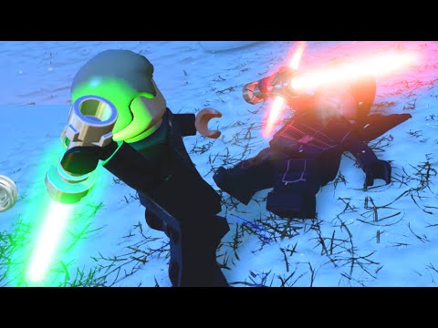 LEGO Star Wars The Force Awakens Luke Skywalker VS Kylo Ren Final Boss Fight 1