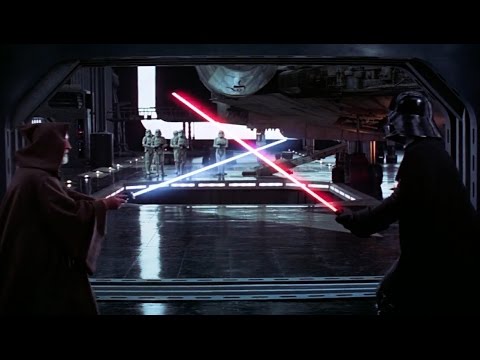 Obi-Wan Kenobi vs Darth Vader - Star Wars A New Hope (Una Nueva Esperanza). 1