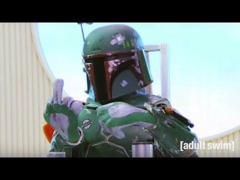 Robot Chicken(Star wars) | Han Solo vs. Boba Fett (subtitulado) 1