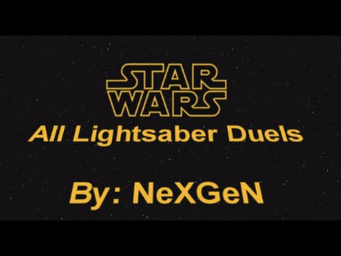Star Wars - All Lightsaber Duels 1