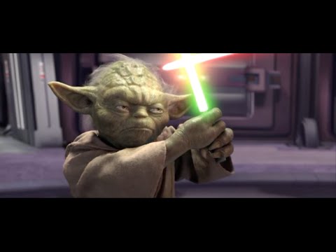 Star Wars Revenge of the Sith - Yoda VS Palpatine (Darth Sidious). 1