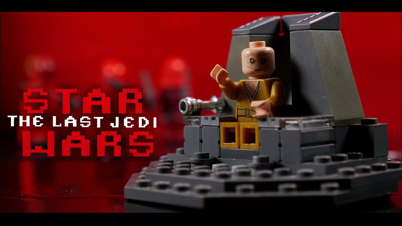 Star Wars The Last Jedi Throne Room Scene in LEGO 1