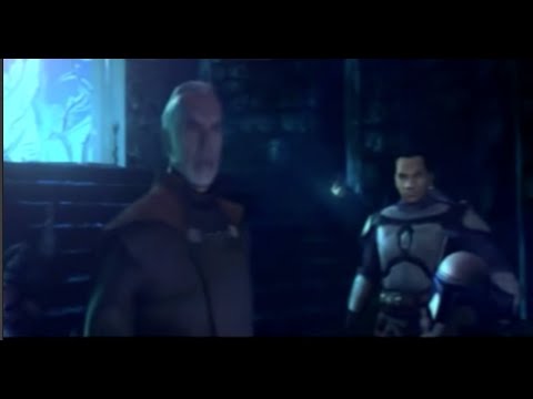 Jango Fett is Recruited By Count Dooku to be Cloned - Star Wars: Bounty Hunter Video Game Cutscene 1