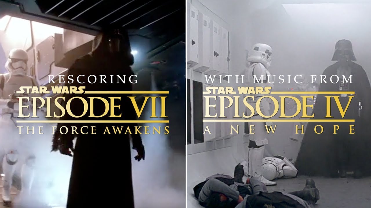 Rescoring The Force Awakens with the New Hope Soundtrack 1
