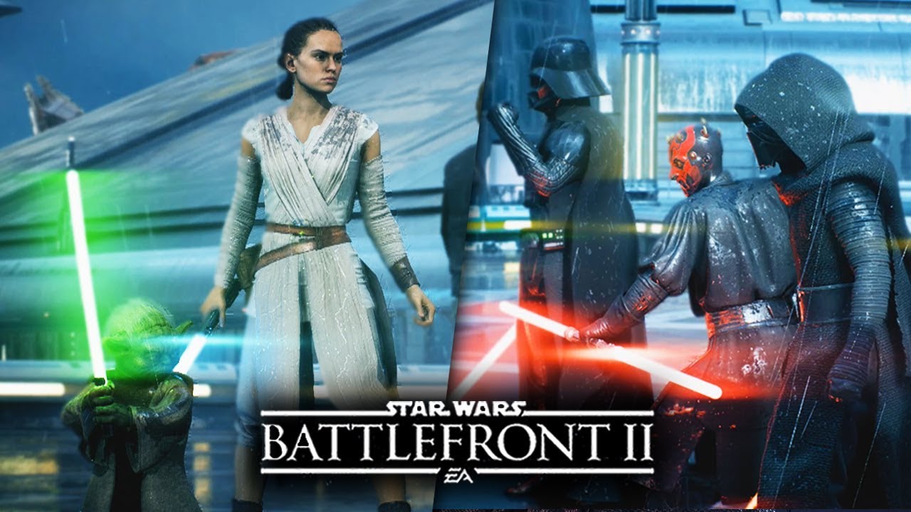 Star Wars Battlefront 2 - Heroes vs Villains Gameplay! ALL 14 Heroes! Kylo Ren, Darth Vader, Yoda! 1
