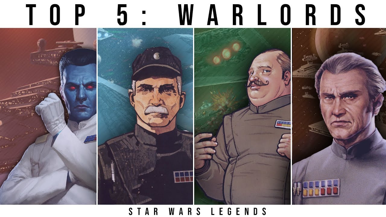 5 Most Powerful Imperial Warlords and Factions | Star Wars Legends Lore 1