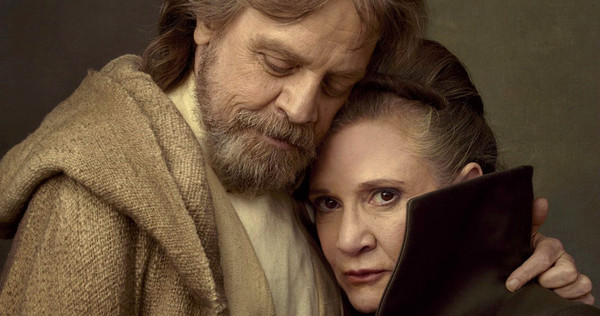 La pena de Luke Skywalker: No es capaz de ver la escena que compartió con Carrie Fisher 1