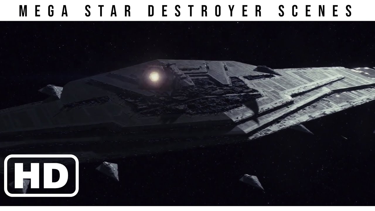 All Mega Star Destroyer Scenes (1080p) -- Star Wars: The Last Jedi 1