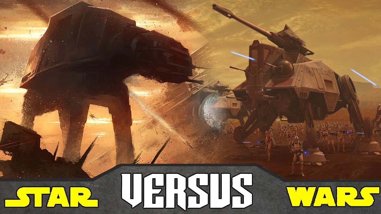 AT-AT vs AT-TE - Star Wars Versus 1
