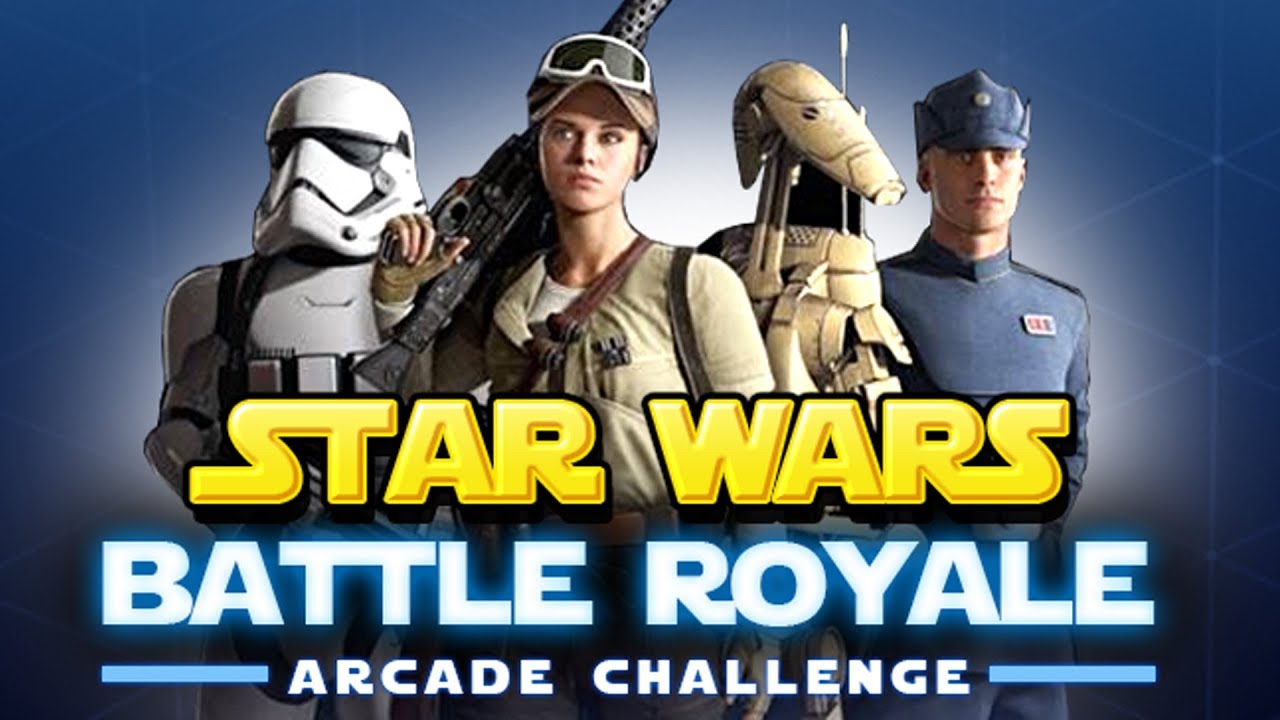 BATTLE ROYALE Arcade Challenge! How Long Can You Survive? - Star Wars 1