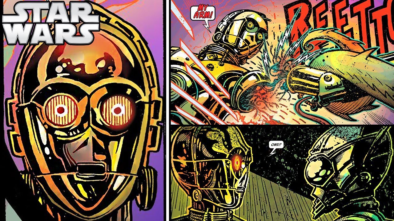 How C-3PO Got His Red Arm (CANON) - Star Wars Comics Explained 1
