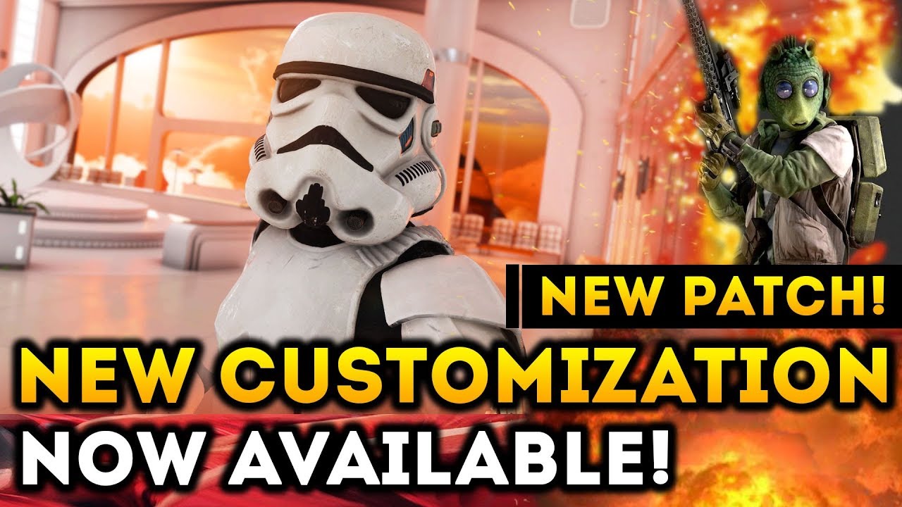 NEW CUSTOMIZATION AVAILABLE NOW! Star Wars Battlefront 2 Patch Update and New Skin Gameplay! 1