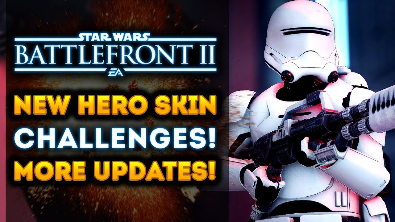 Star Wars Battlefront 2 - New Hero Skin Challenges Now Live! Level 50 Trophy, Jetpack Cargo & More! 1