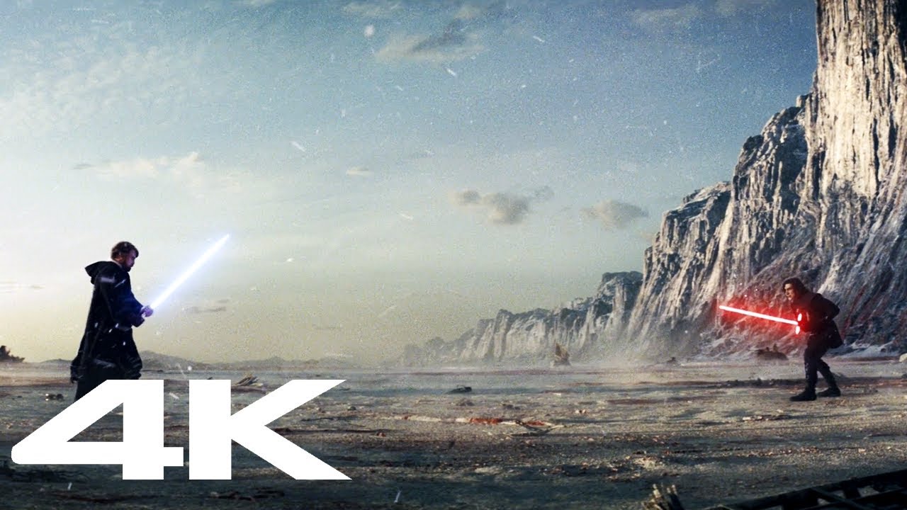 Star Wars: The Last Jedi - LUKE VS KYLO (4K) + Ending Scenes 1