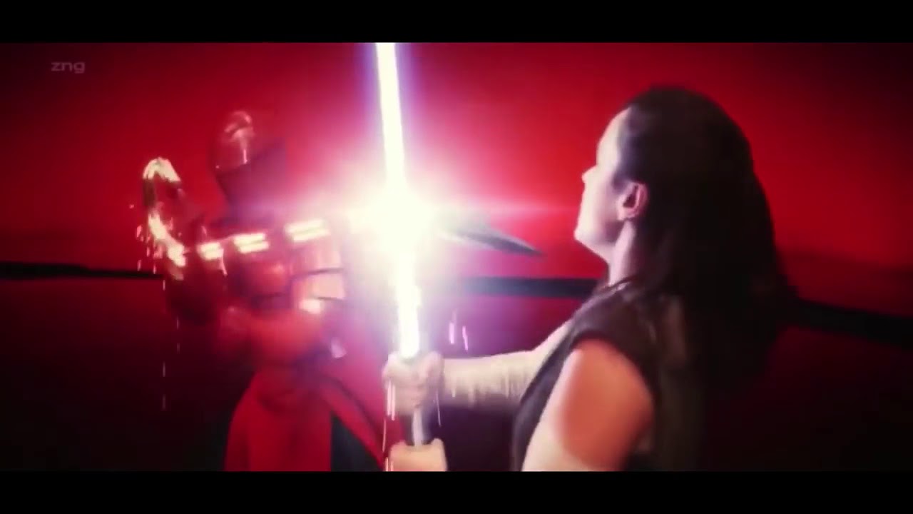 Star Wars The Last Jedi- Rey and Kylo vs Praetorian Guards 1