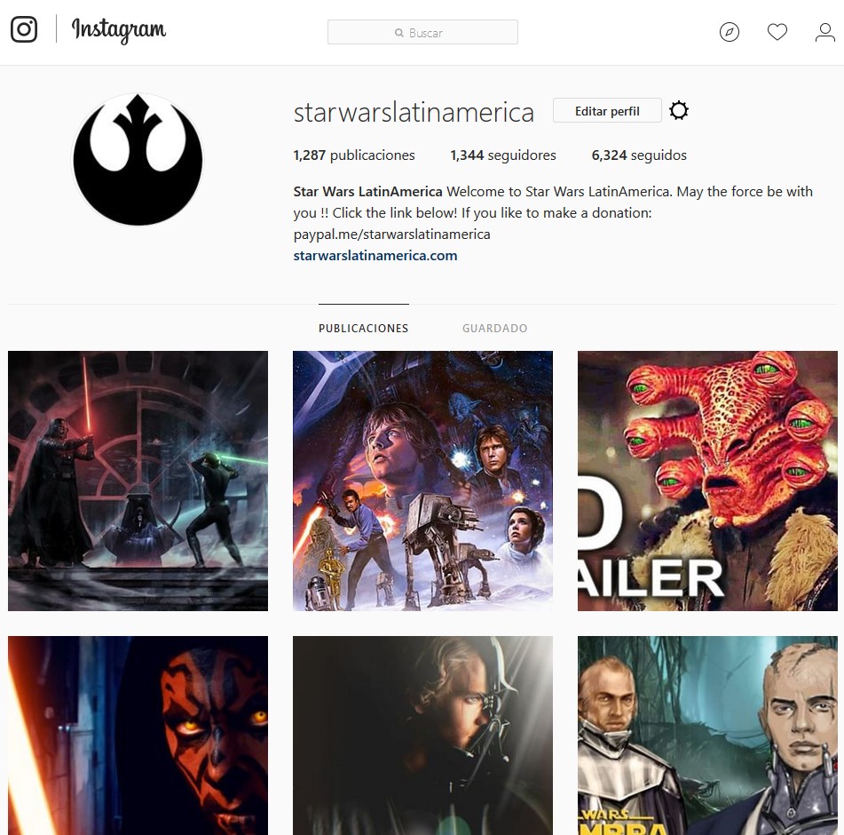 Visit Star Wars LatinAmerica Social Networks !!! 1
