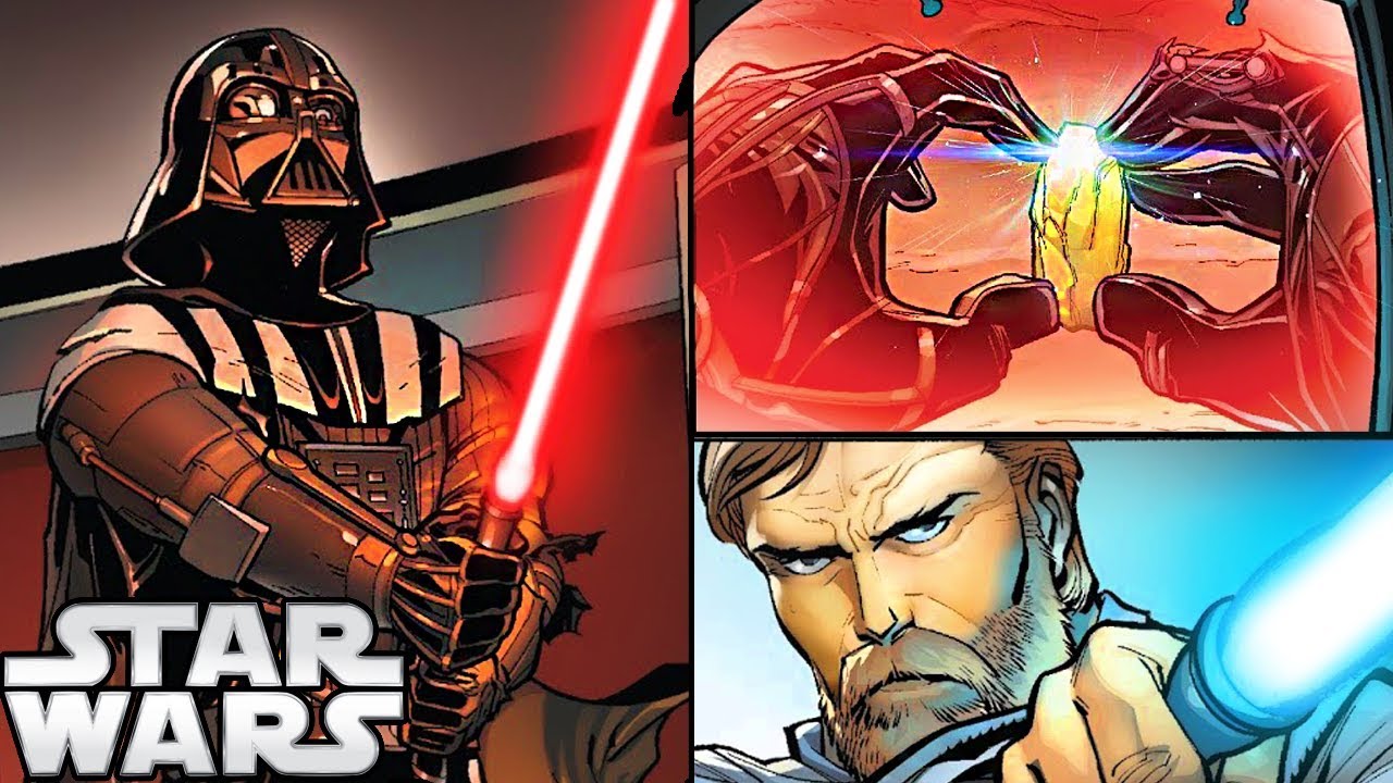 How Darth Vader Turned His Lightsaber RED (CANON) - Star Wars Explained 1