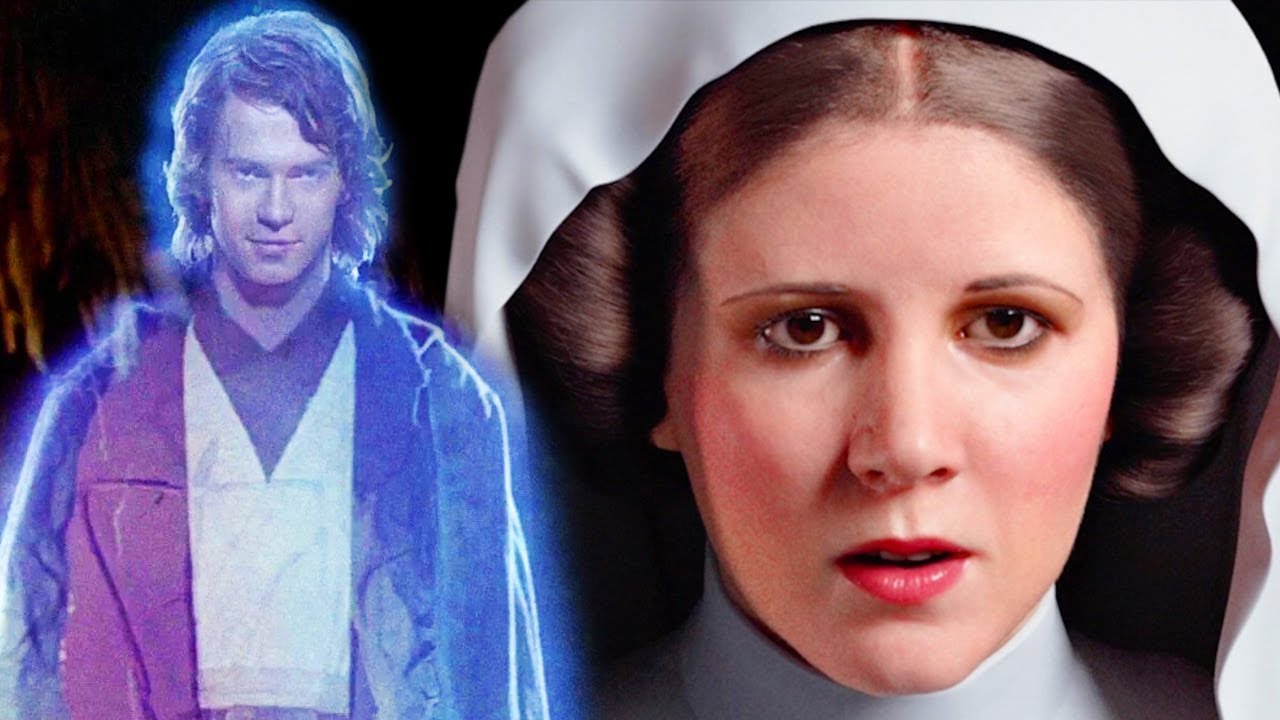 La Emotiva vez que el fantasma de Anakin Skywalker se le Presentó a Leia - Star Wars 1