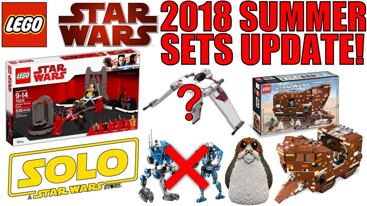 LEGO Star Wars Summer 2018 Sets RUMORS UPDATE! 1