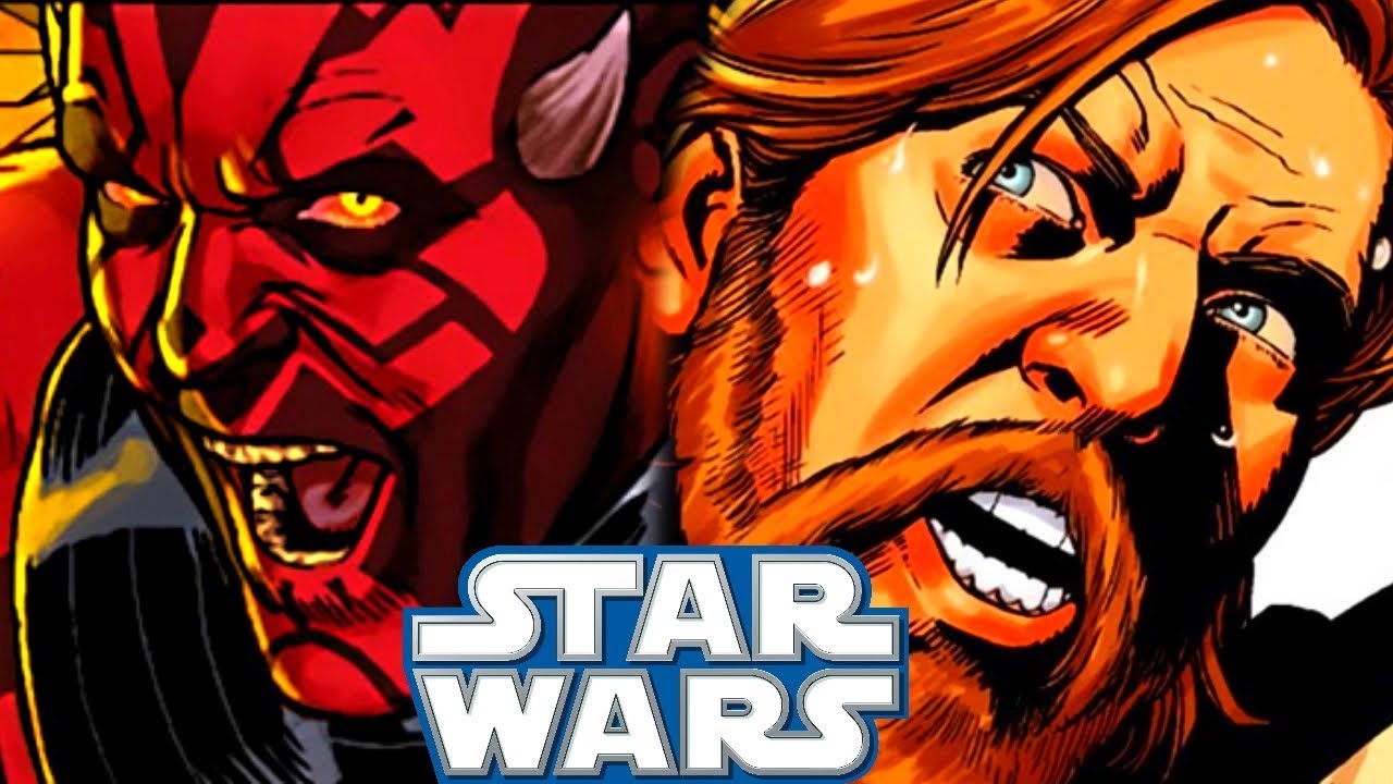 Obi-Wan ALMOST Burns Alive Pursuing Maul - Star Wars Comics 1