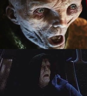 The evil side of Star Wars (Snoke and Palpatine) 3
