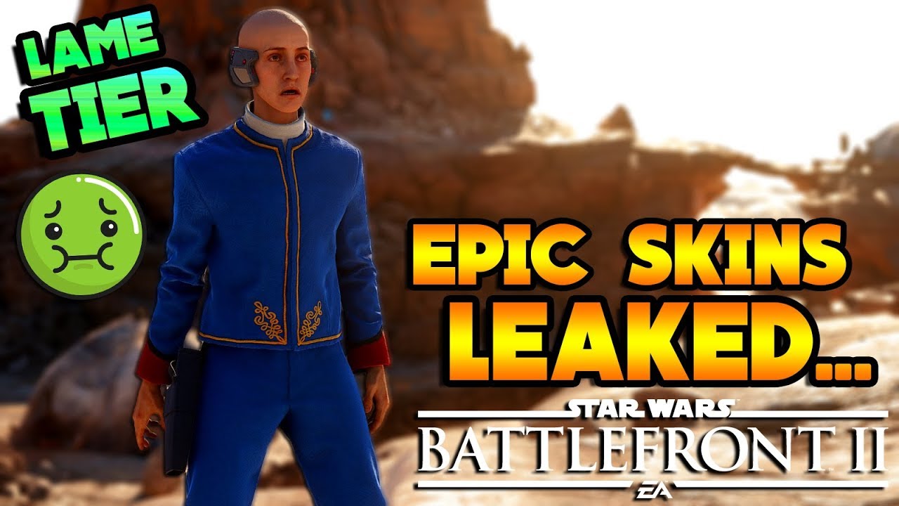 Star Wars Battlefront 2 - Epic Customization Leaked! (First Order Skins are UGLY) 1