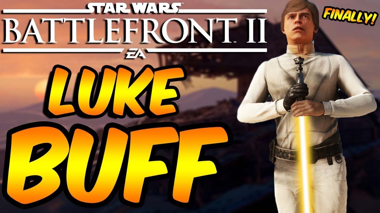 Star Wars Battlefront 2 - Luke Skywalker BUFF Confirmed! 1