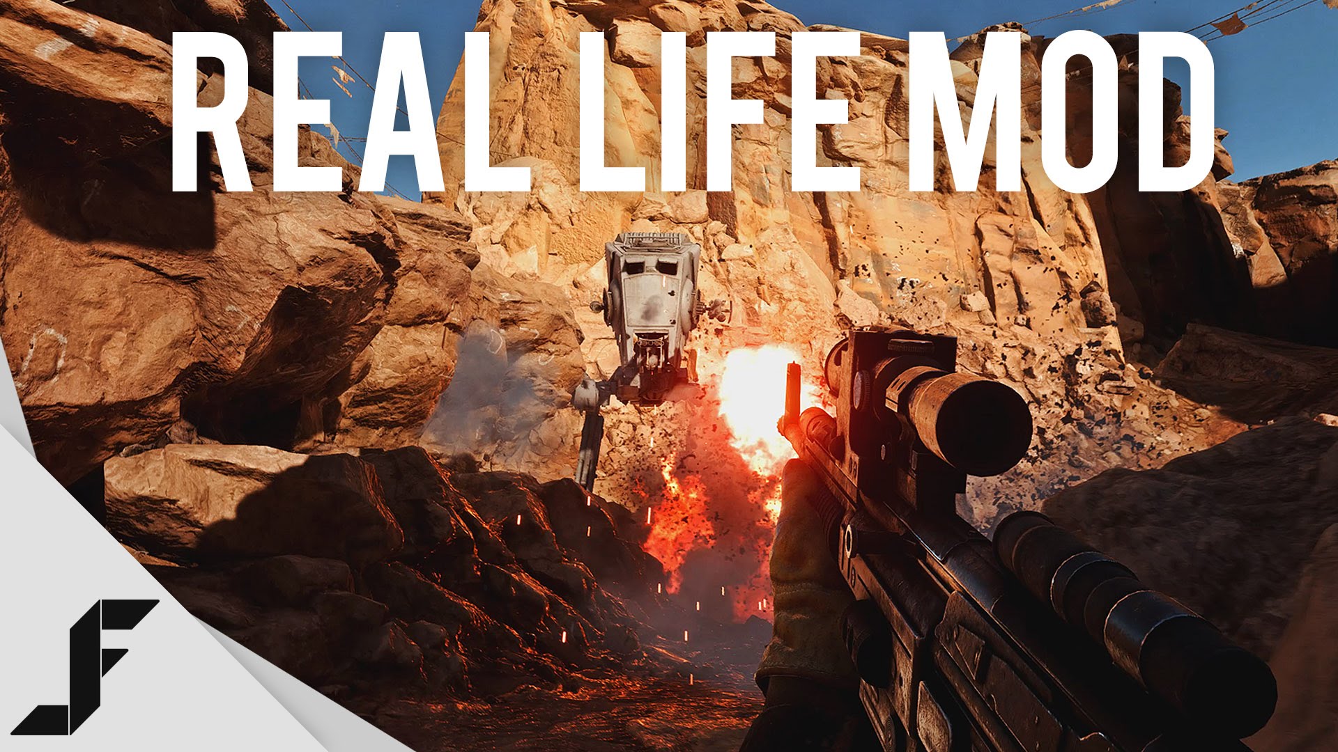 Star Wars Battlefront Real Life Mod - 4K 60FPS 1