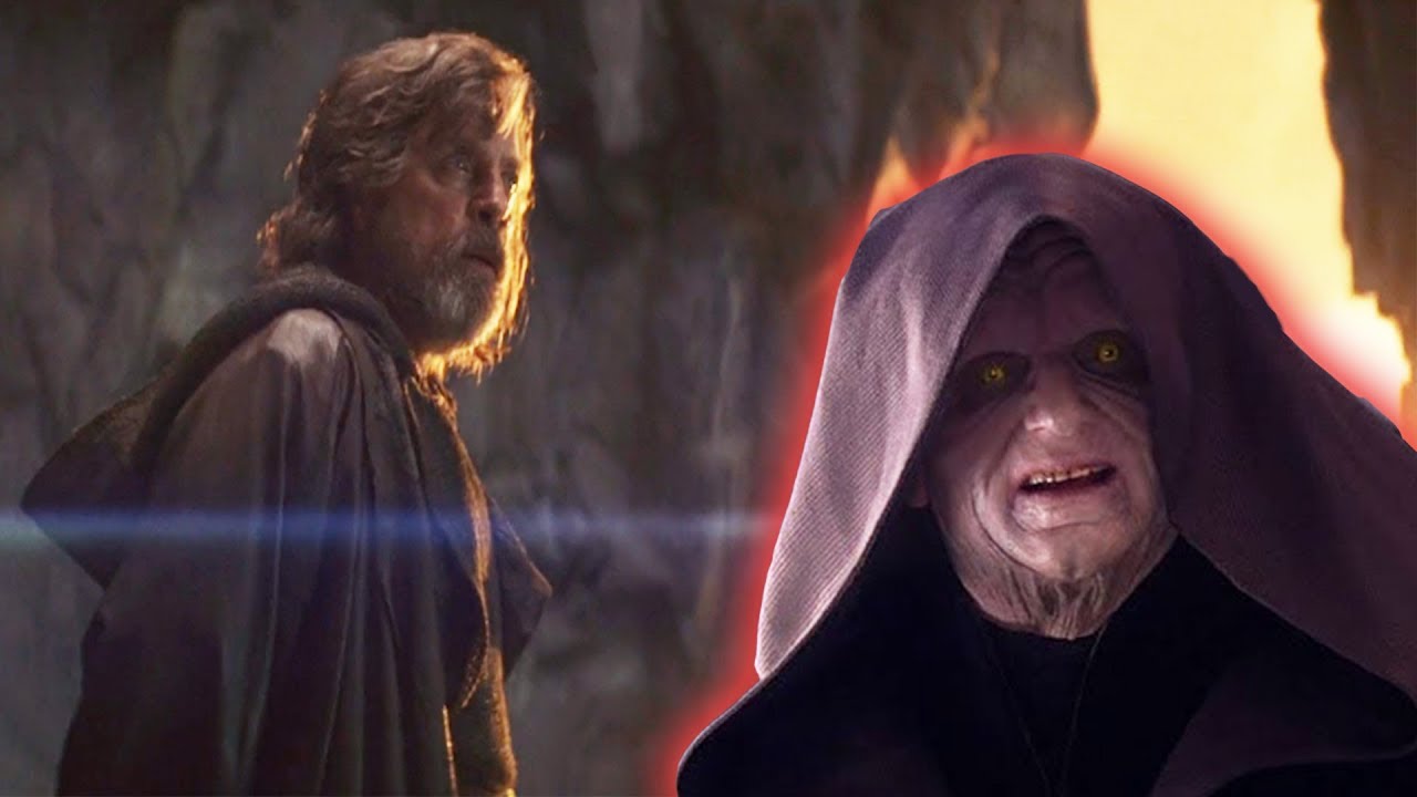 The Last Jedi: Luke Talks About Darth Sidious - With Flashbacks 1
