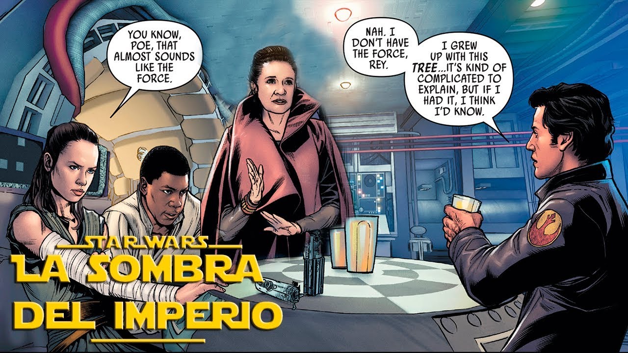 Leia le Explica sobre la Fuerza a Rey, Poe y Finn Despues del Episodio 8 1