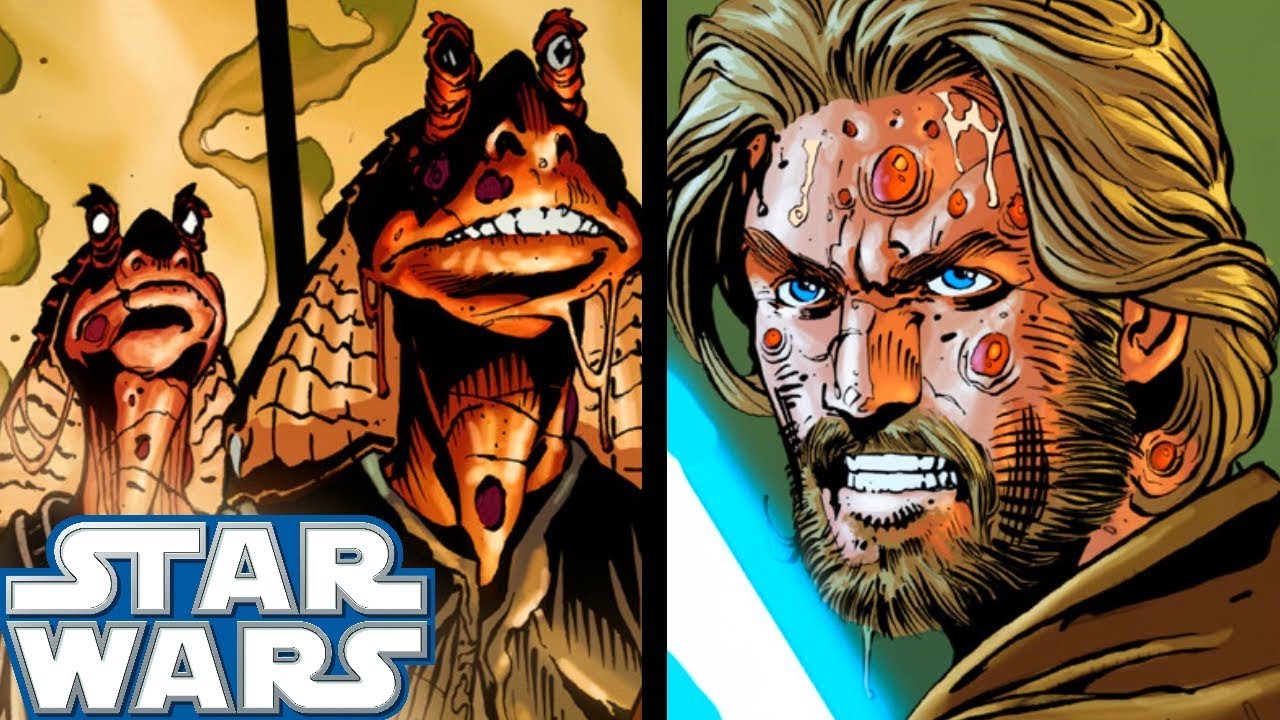 Obi-Wan FIGHTS Zombie Gungans!! - Star Wars Comics Explained 1