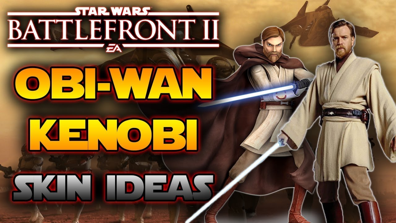10 Skins Ideas for Obi Wan Kenobi in Star Wars Battlefront 2 Clone Wars 1