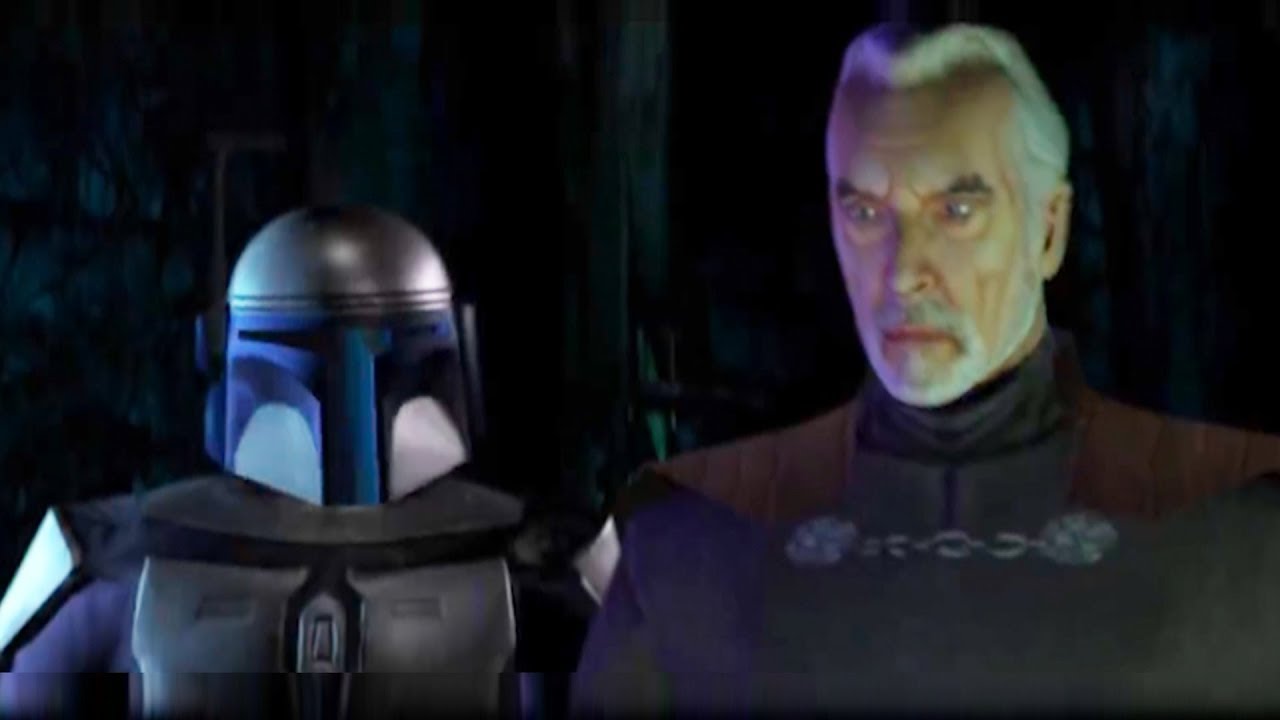 Count Dooku Recruits Jango Fett for The Clone Army - SW: Bounty Hunter 1