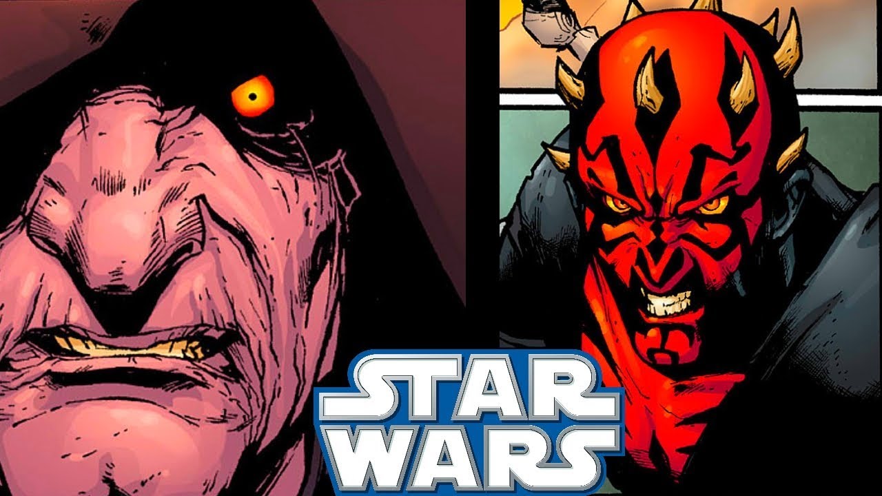 Sidious and Maul MEET For the Last Time(CANON) - Star Wars Comics 1