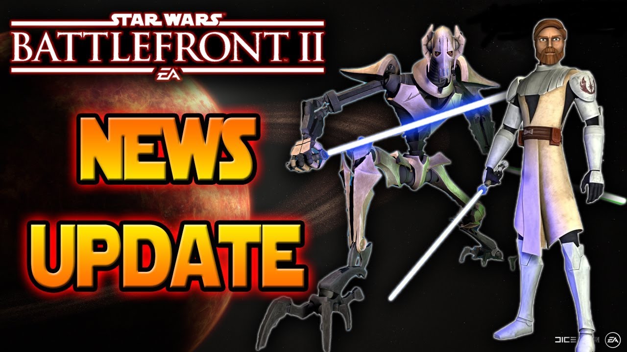 Star Wars Battlefront 2 Obi-Wan Kenobi & General Grievous Update! 1