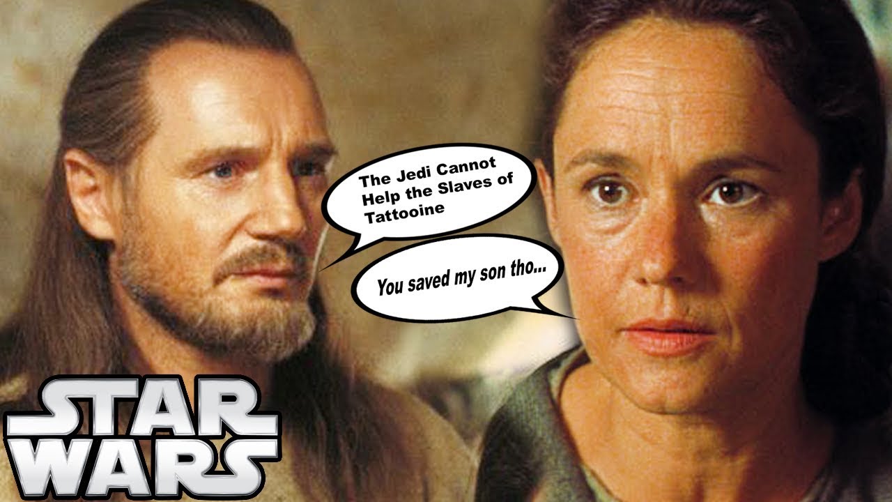 The Reason Qui-Gon DIDN'T Free Anakin's Mother When He Could Have 1