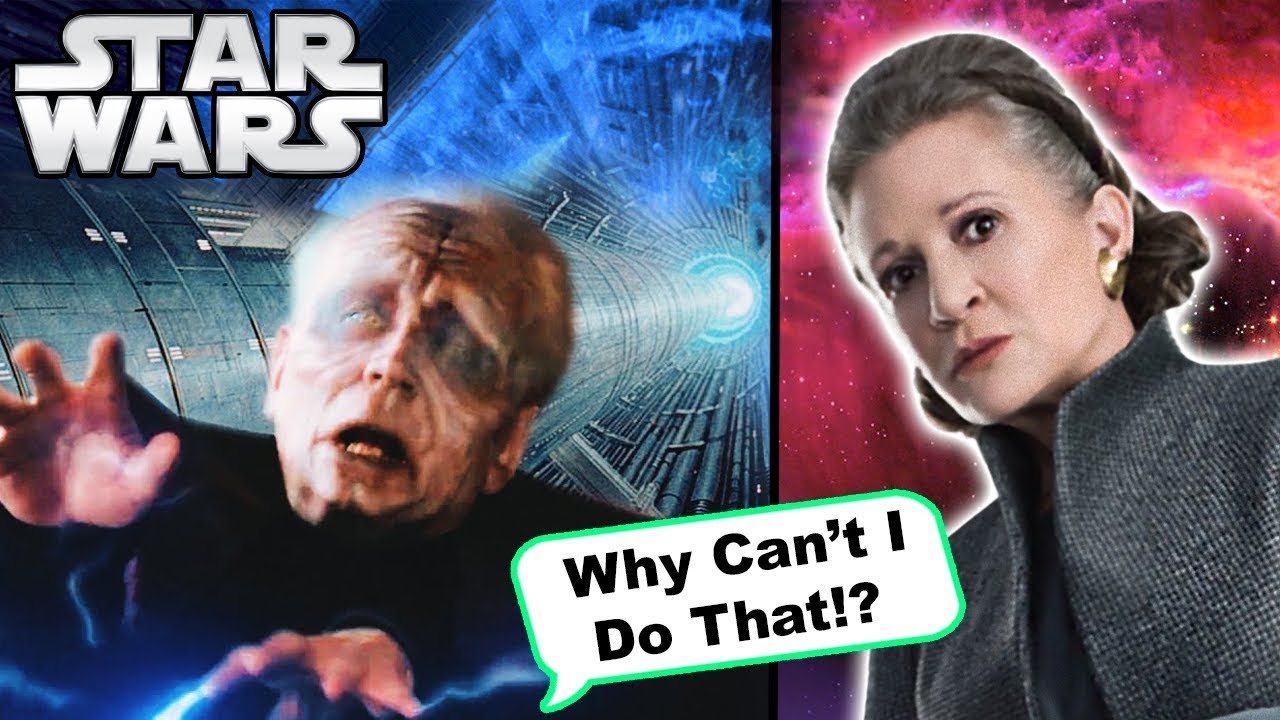 Why Palpatine CAN'T Fly Like Leia In The Last Jedi to SAVE Himself 1