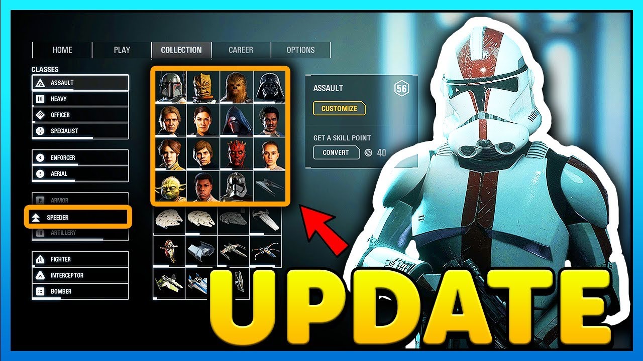 MAXED OUT HEROES - Star Wars Battlefront 2 Career + Collection Update 1