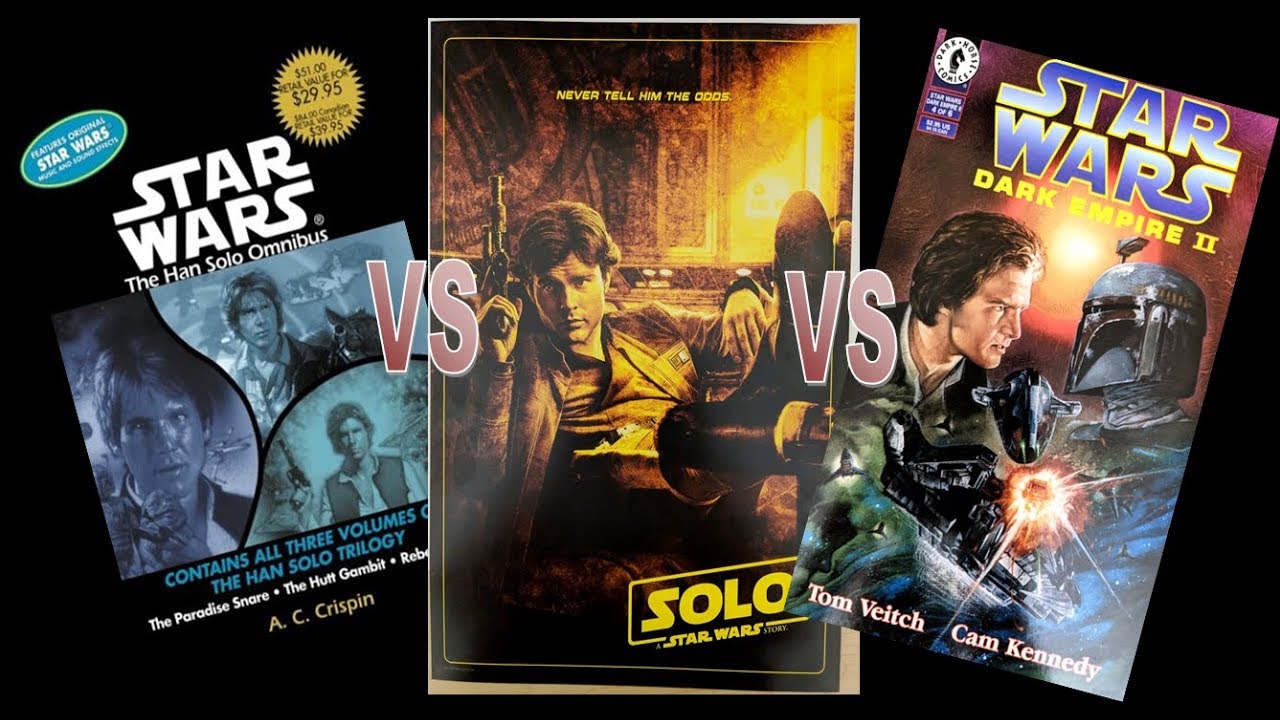 Solo: A Star Wars Story VS Books and Comics Review 1