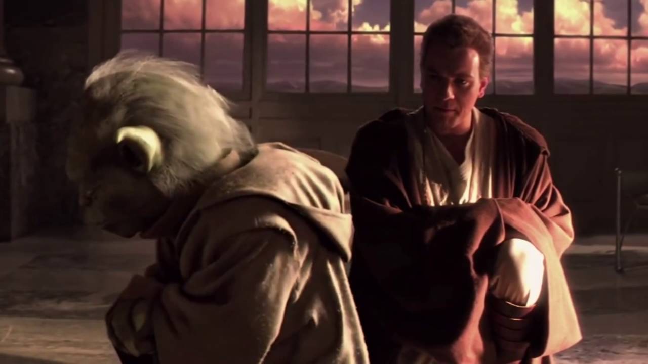 Star Wars The Phantom Menace - Yoda Allows Kenobi To Train Anakin [1080p] 1