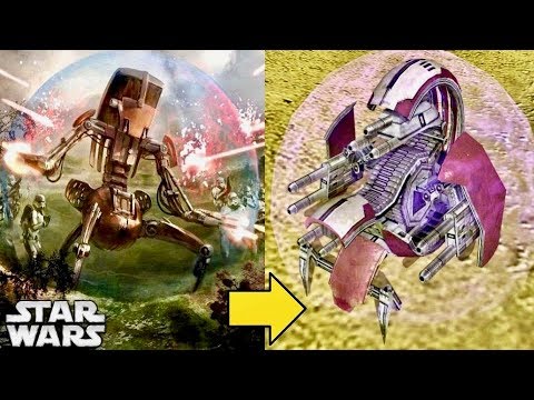 The Evolution of Destroyer Droids (Droidekas) During the Clone Wars 1