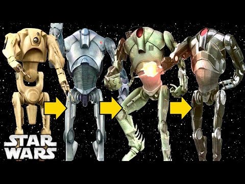 The Evolution of Super Battle Droids During the Clone Wars by the Separatists 1