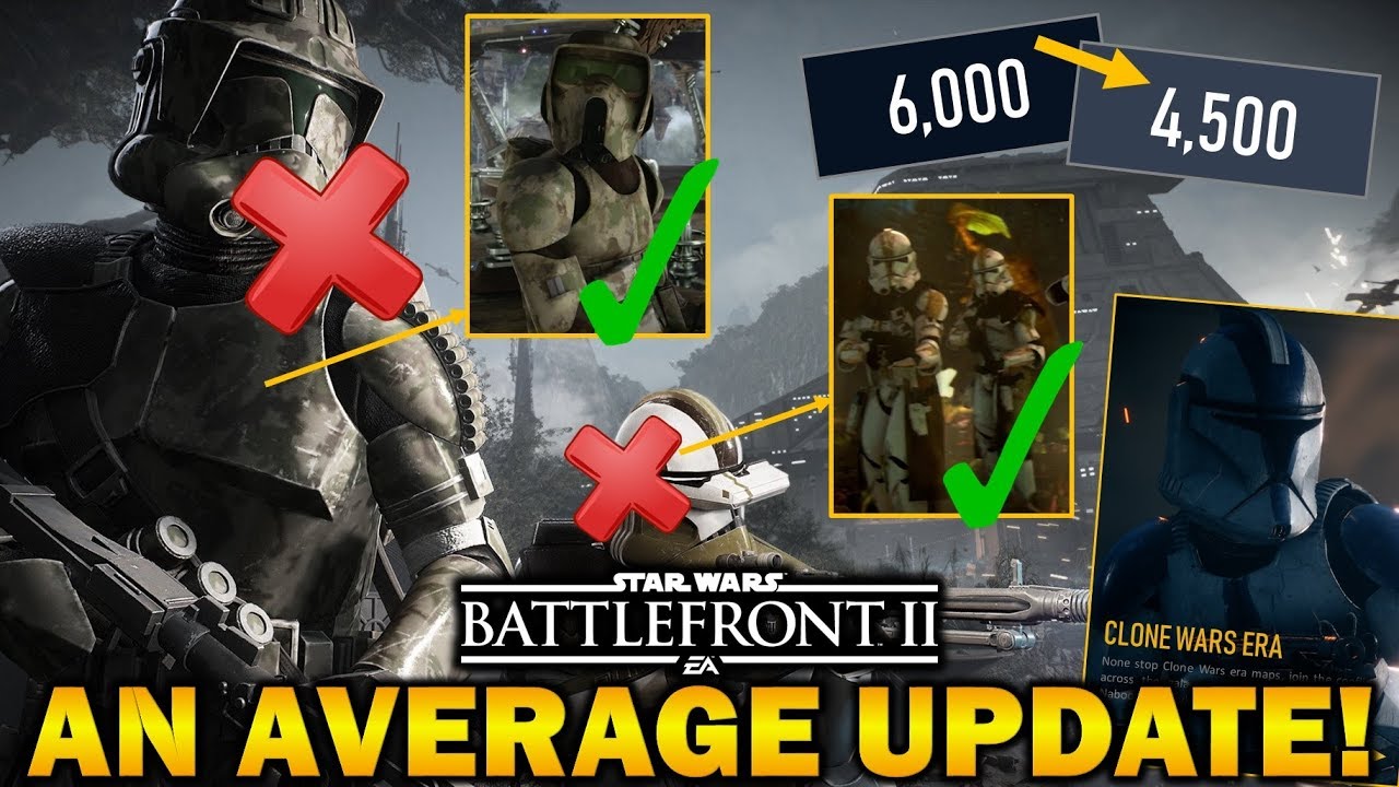 AN AVERAGE UPDATE! August Update Opinions Star Wars Battlefront 2 1
