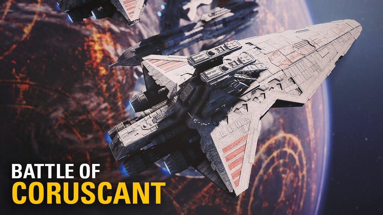 Battle of Coruscant Map Mod | 4K Gameplay Star Wars Battlefront II 1