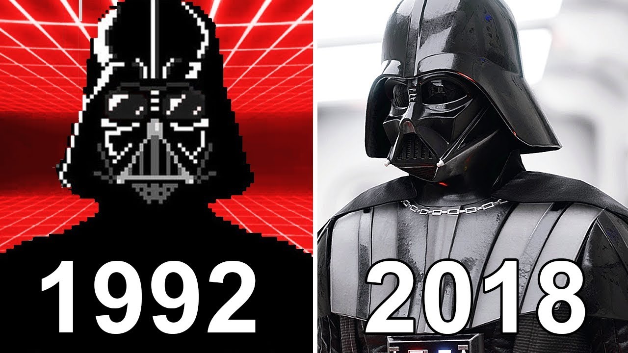 Evolution of Darth Vader in Games (1992 - 2018) 1