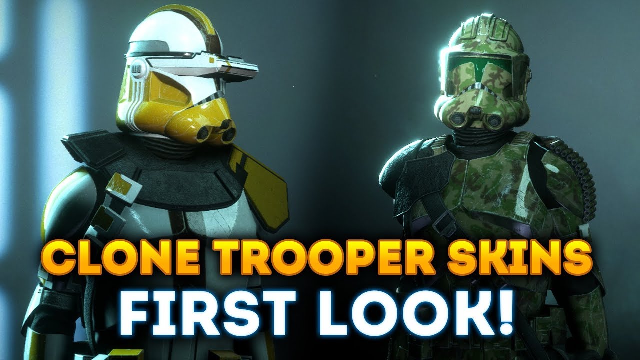 FIRST LOOK at Clone Trooper Skins! 41st Elite Corps and 327th Star Corp! 1